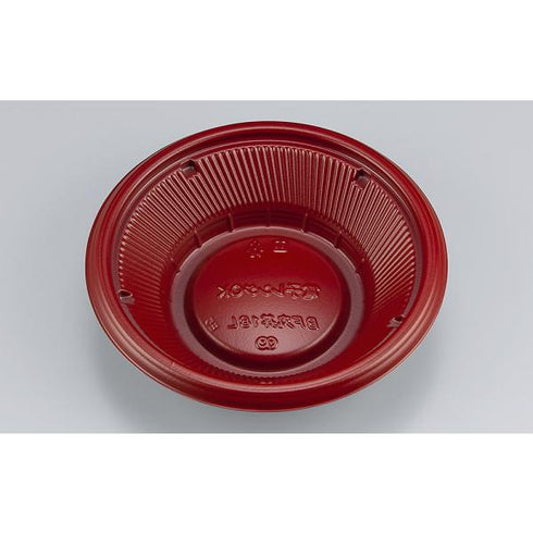 【蓋付き】BF丸丼18L(RB) 【本体50枚・蓋50枚セット】